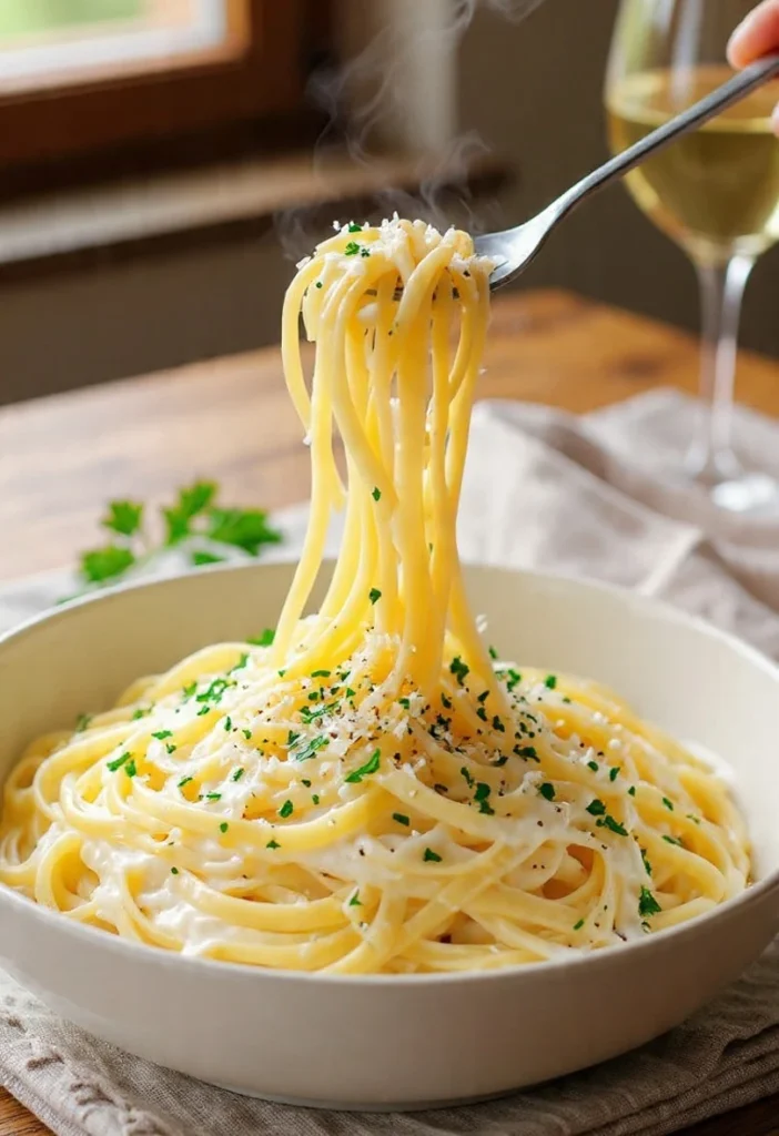 Fettuccine Alfredo Pasta Recipe