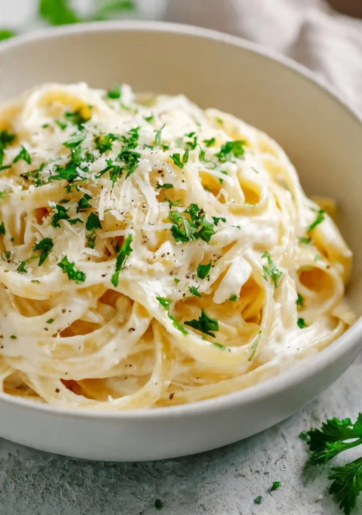 Fettuccine Alfredo Pasta Recipe