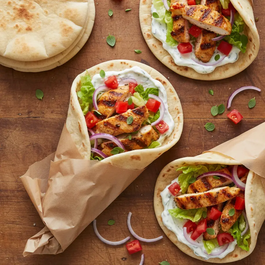 Greek Chicken Gyros Recipe