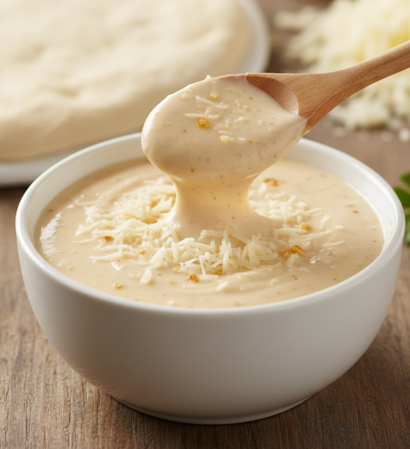 Pizza Hut Creamy Garlic Parmesan Sauce Recipe