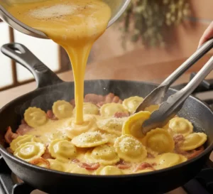 Ravioli Carbonara Recipe